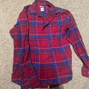 Gap untucked Flannel size medium